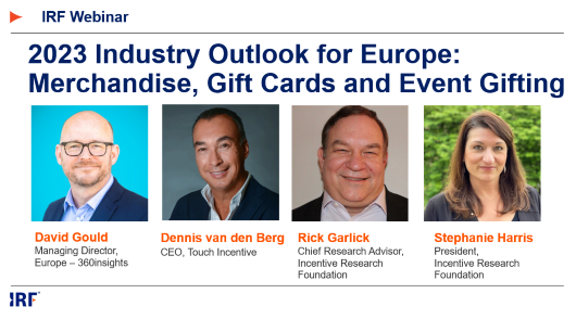 IRF Webinar: 2023 Industry Outlook for Europe: Merchandise, Gift Cards and Event Gifting