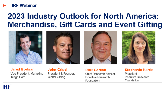 IRF Webinar: 2023 Industry Outlook for North America: Merchandise, Gift Cards and Event Gifting