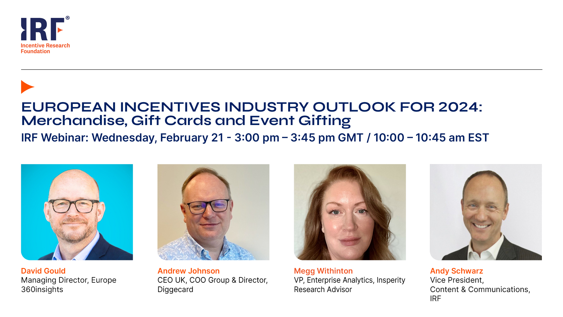 IRF Webinar: 2024 Industry Outlook for Europe: Merchandise, Gift Cards and Event Gifting