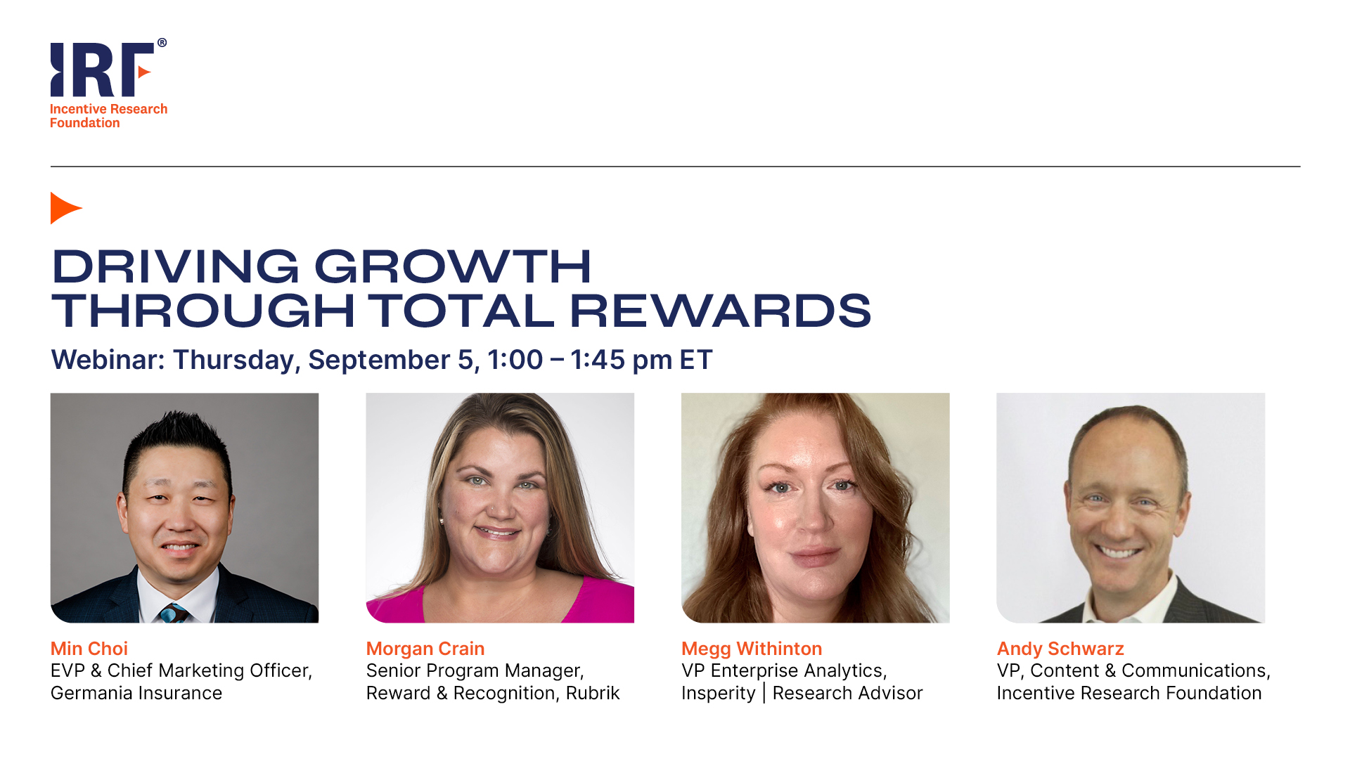 IRF Webinar: Driving Growth Through Total Rewards