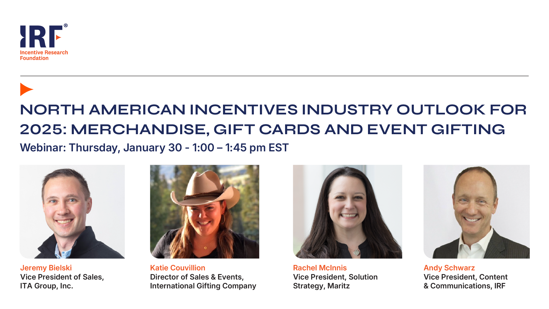 IRF Webinar: North American Incentives Industry Outlook for 2025: Merchandise, Gift Cards and Event Gifting 