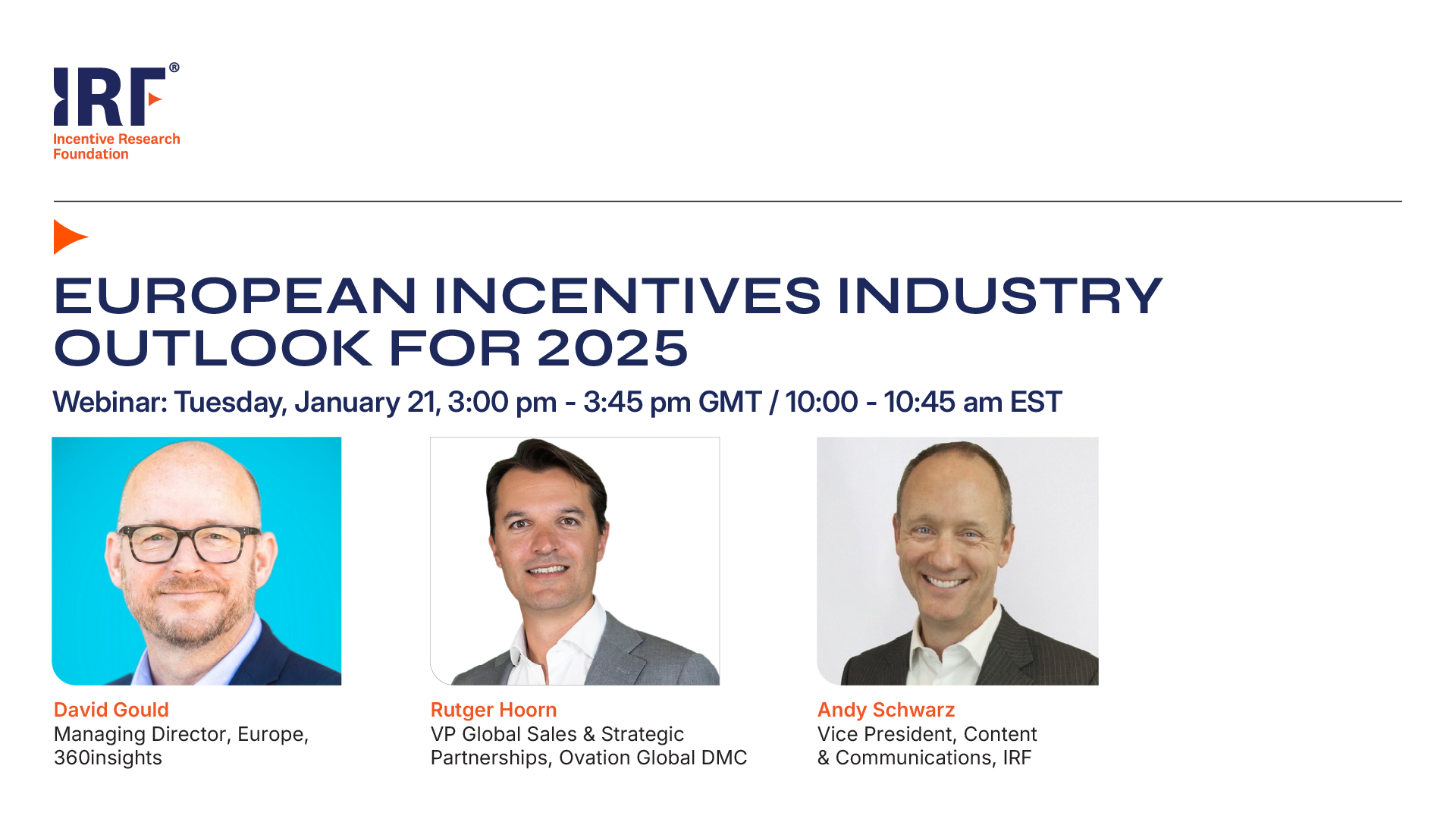 IRF Webinar: European Incentives Industry Outlook for 2025